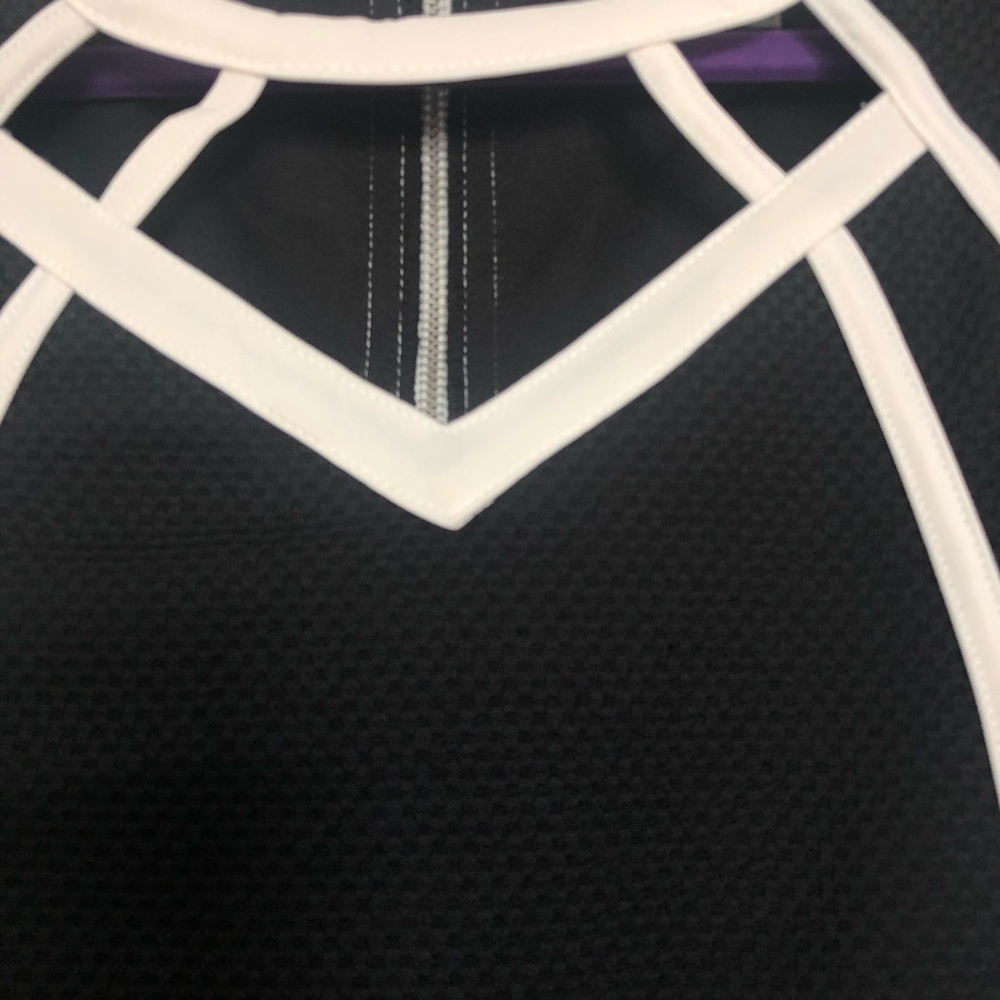 Do & Be | size M | black dress with white trim - Picture 2 of 6